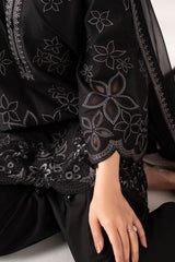 3 Piece Embroidered Dobby Lawn Suit