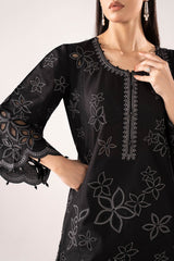 3 Piece Embroidered Dobby Lawn Suit