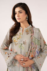 3 Piece Embroidered Lawn Suit