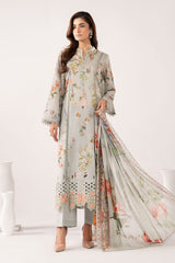 3 Piece Embroidered Lawn Suit