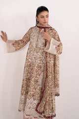 3 Piece Embroidered Lawn Suit