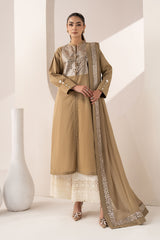 3 Piece Embroidered Dobby Lawn Suit