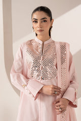 3 Piece Embroidered Dobby Lawn Suit
