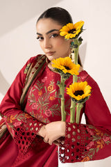 3 Piece Embroidered Lawn Suit