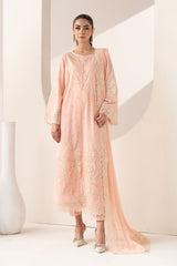 3 Piece Embroidered Dobby Lawn Suit