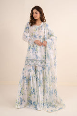 3 Piece Embroidered Lawn Suit