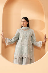 3 Piece Embroidered Dobby Lawn Suit