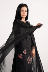 3 Piece Embroidered Dobby Lawn Suit