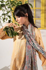 3 Piece Embroidered Dobby Lawn Suit