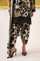 3 Piece Embroidered Lawn Suit