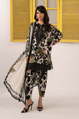 3 Piece Embroidered Lawn Suit