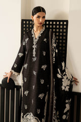 3 Piece Embroidered Dobby Lawn Suit