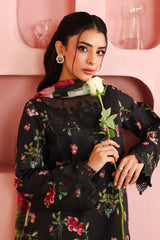 3 Piece Embroidered Cambric Suit