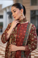 3 Piece Embroidered Lawn Suit