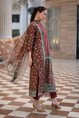 3 Piece Embroidered Lawn Suit