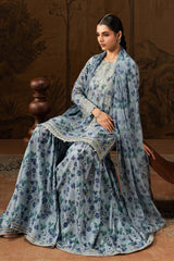 3 Piece Embroidered Lawn Suit