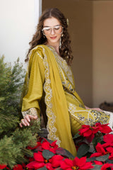 3 Piece Embroidered Dobby Lawn Suit