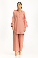 Dobby Embroidered Co-Ord Set