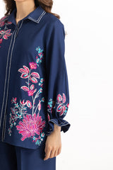 Dobby Embroidered Co-Ord Set