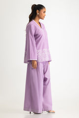 Dobby Embroidered Co-Ord Set