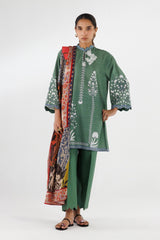 Stitched Printed Khaddar Suit