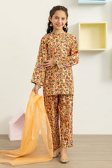 Embroidered Kurta Dupatta Trouser - 3460