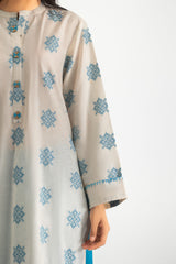 Jacquard Dyed Shirt And Printed Trouser