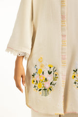 Jute Embroidered Co-Ord Set