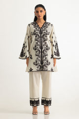 Karandi Embroidered Co-Ord Set