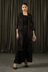 3 Piece Embroidered Organza Suit