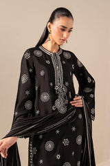 3 Piece Embroidered Tissue Staple Suit