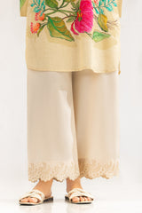 Rawsilk Embroidered Trouser