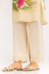 Rawsilk Embroidered Trouser