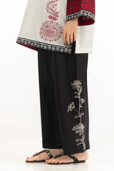 Rawsilk Embroidered Trouser