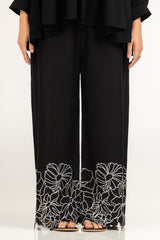Rawsilk Embroidered Trouser