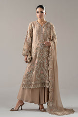 3 Piece Embroidered Chiffon Suit
