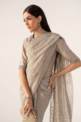 Embellished Chiffon Saree