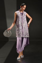 3 Piece Embroidered Organza Suit