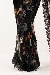 Embroidered Chiffon Saree