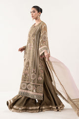 3 Piece Embroidered Organza Suit