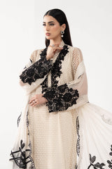 3 Piece Embroidered Chiffon Suit