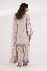 Stitched Embroidered Raw Silk Shirt