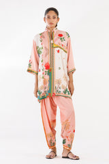 Stitched Printed Linen Shirt + Shalwar