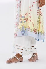 Stitched Printed Linen Shirt+ Dupatta