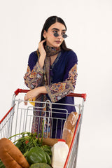 Stitched Printed Linen Shirt+ Dupatta