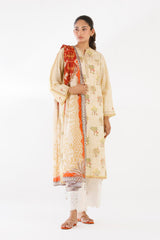 Stitched Printed Lawn Shirt+ Dupatta