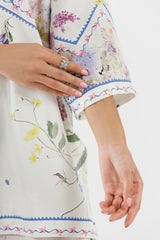 Stitched Printed Viscose Shirt+ Shalwar