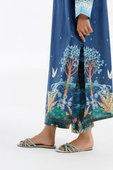 Stitched Printed Lawn Shirt+ Culotte