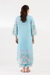 Stitched Printed Viscose Shirt+ Culotte