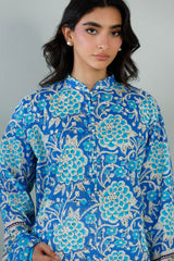 Stitched Printed Lawn Shirt+ Dupatta